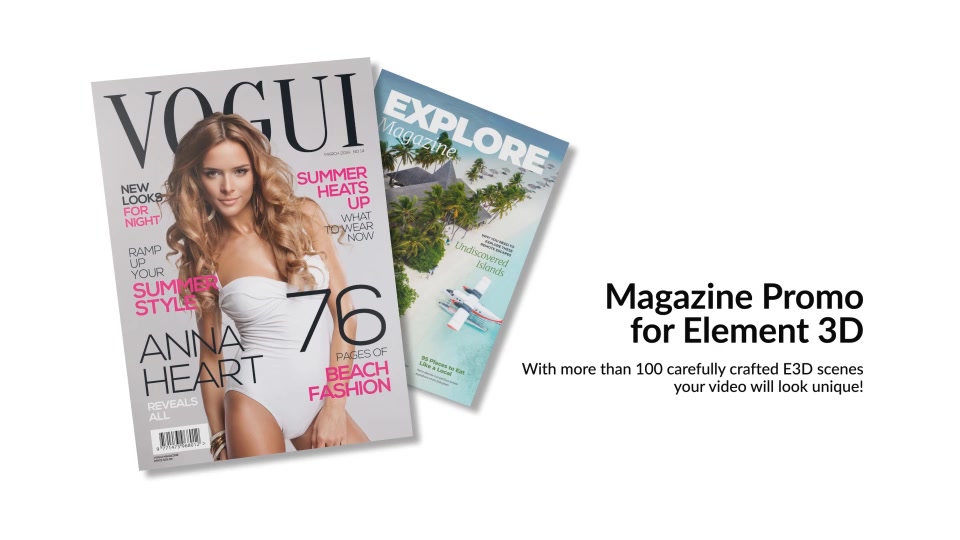 Magazine Promo for Element 3D Videohive 23030644 After Effects Image 3