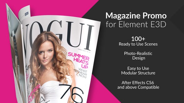 Magazine Promo for Element 3D - 23030644 Download Videohive