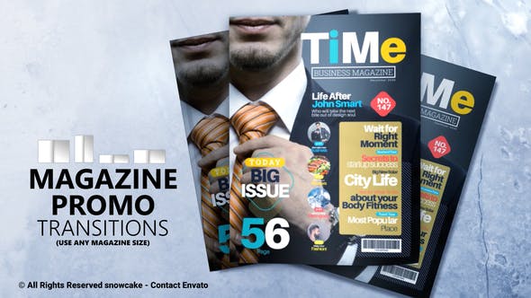 Magazine Promo Transitions - Videohive 32882453 Download