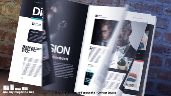 Magazine Promotion Standing - Videohive Download 40035744