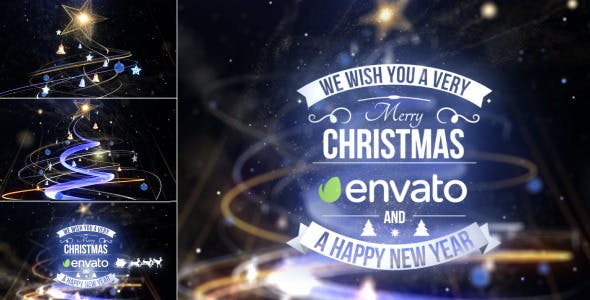 Magic Christmas And New Year Holidays Greetings - 9681288 Videohive Download
