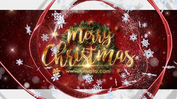 Magic Christmas Ribbons - Download 25067701 Videohive