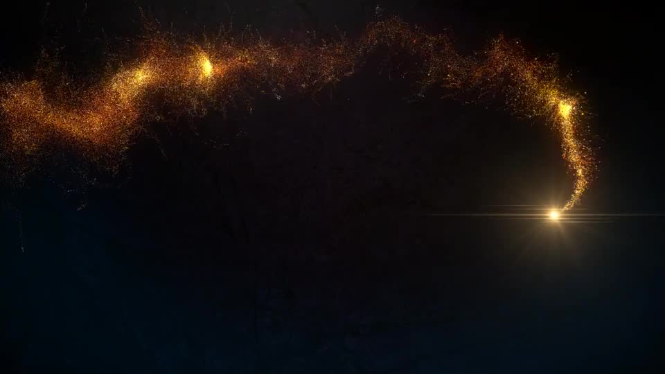 Magic Gold Particles Logo Reveal - Download Videohive 8535794