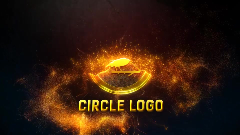 Magic Gold Particles Logo Reveal - Download Videohive 8535794