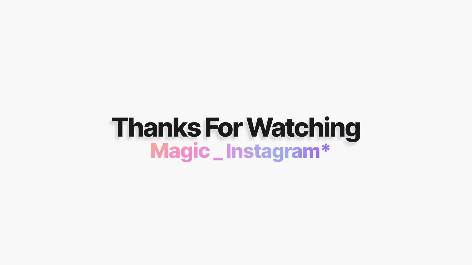 Magic Instagram Videohive 33964034 After Effects Image 11