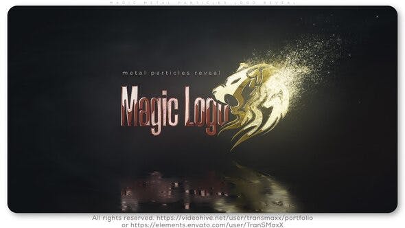 Magic Metal Particles Logo Reveal - Videohive Download 26215603