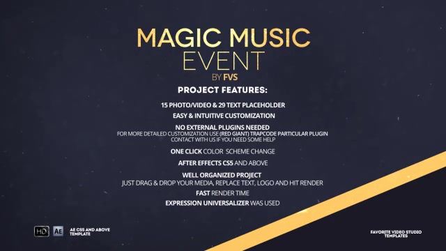 Magic Music Event - Download Videohive 14074346