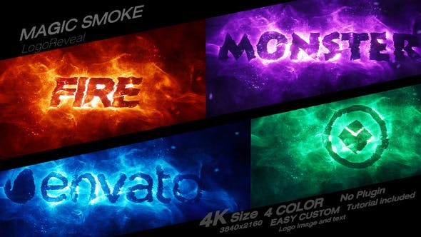 Magic Smoke Logo Reveal - Videohive Download 35845562