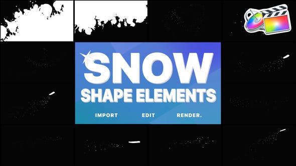 Magic Snow Elements | FCPX - Videohive 29705311 Download