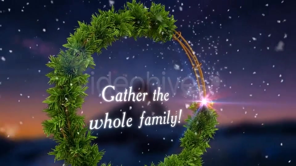 Magical Christmas Wreath Videohive 3648089 After Effects Image 3