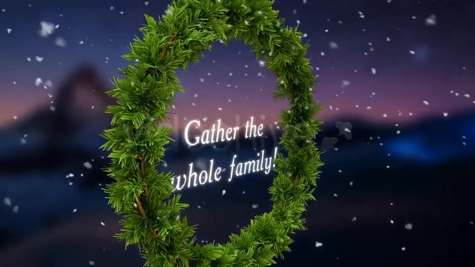 Magical Christmas Wreath Videohive 3648089 After Effects Image 4