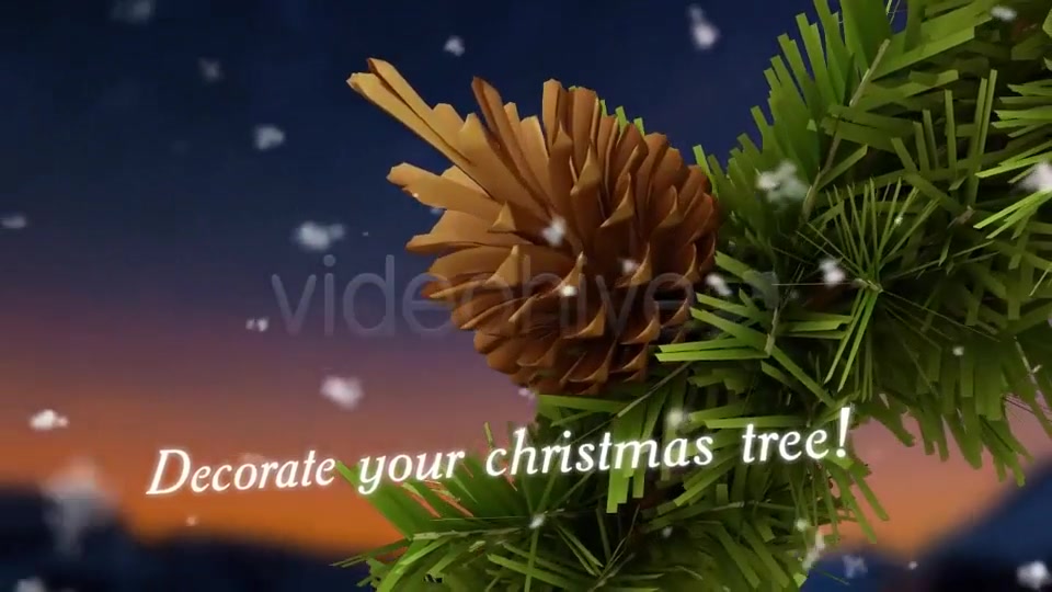 Magical Christmas Wreath Videohive 3648089 After Effects Image 5