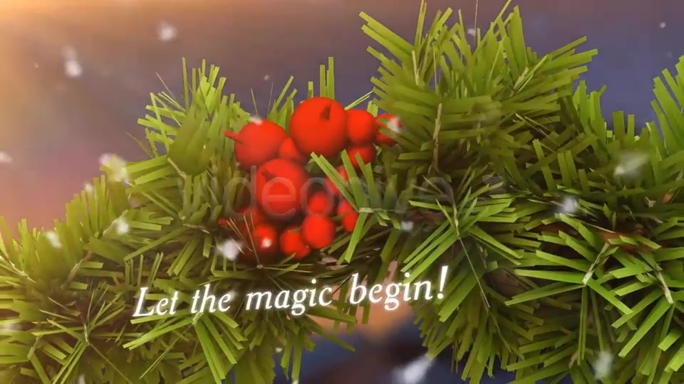 Magical Christmas Wreath Videohive 3648089 After Effects Image 7