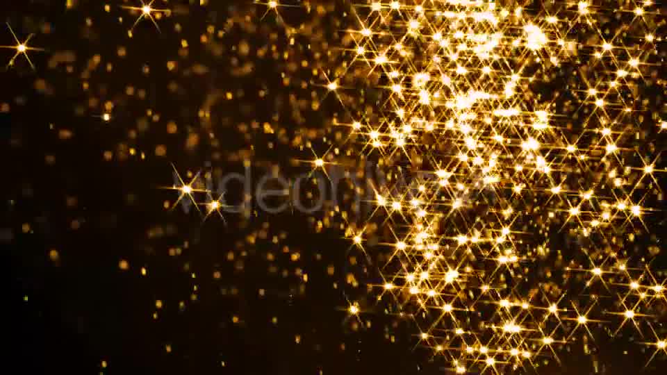 Magical Golden Sparkling Hoarfrost - Download Videohive 21062305