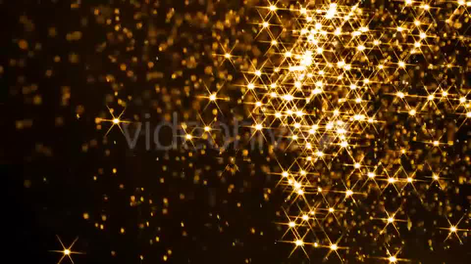 Magical Golden Sparkling Hoarfrost - Download Videohive 21062305