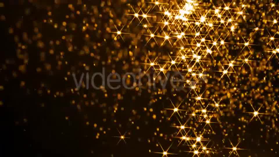 Magical Golden Sparkling Hoarfrost - Download Videohive 21062305