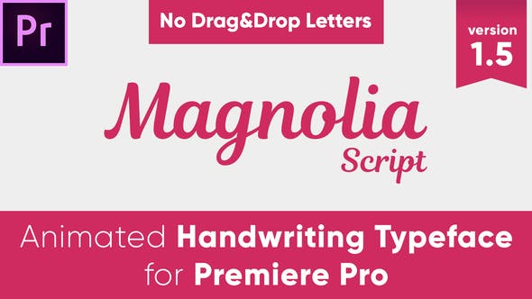 Magnolia Animated Handwriting Typeface - 23245313 Download Videohive