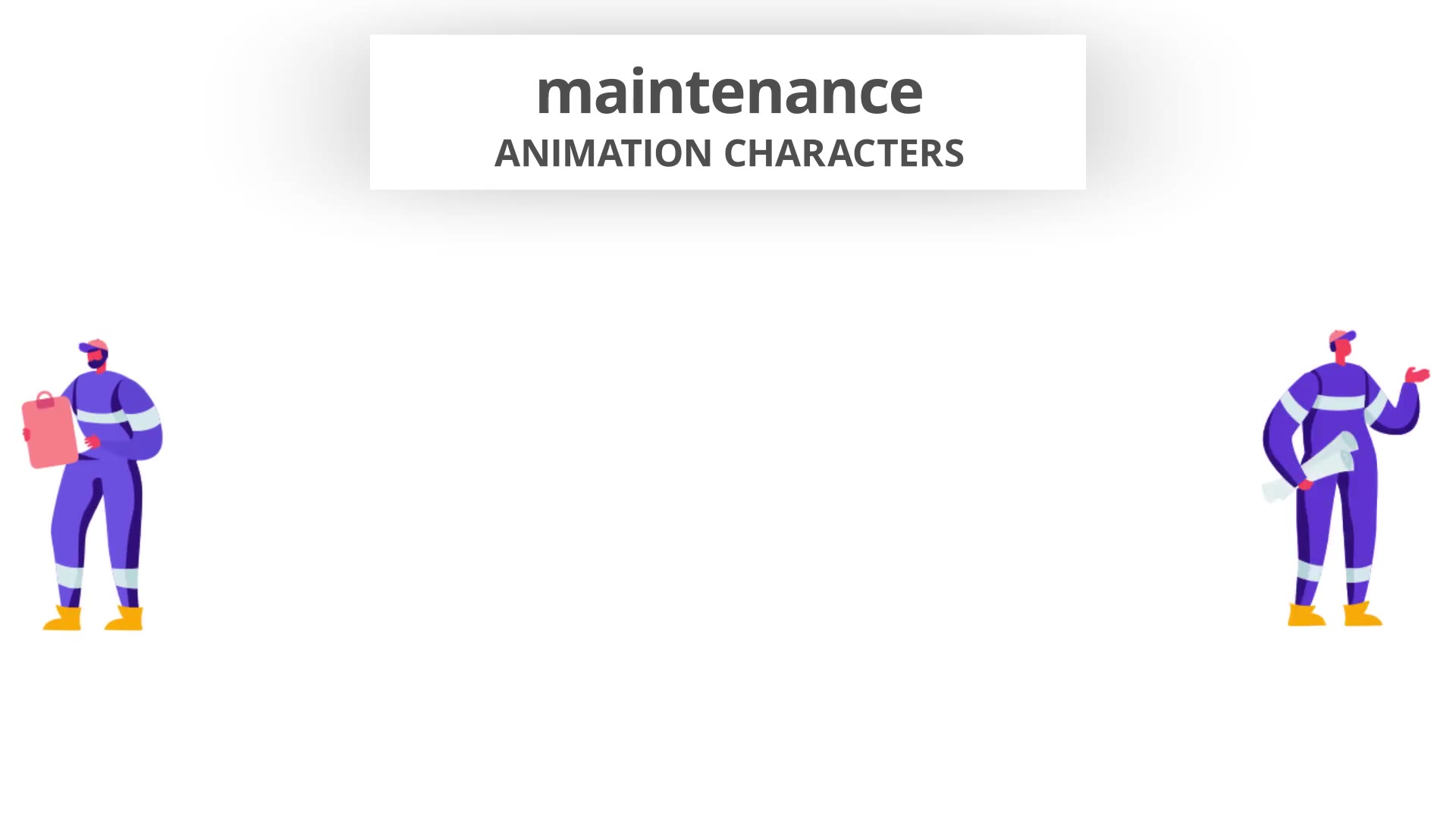 Maintenance Character Set Videohive 28672388 After Effects Image 6