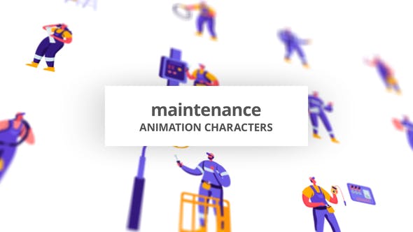Maintenance Character Set - 28672388 Videohive Download