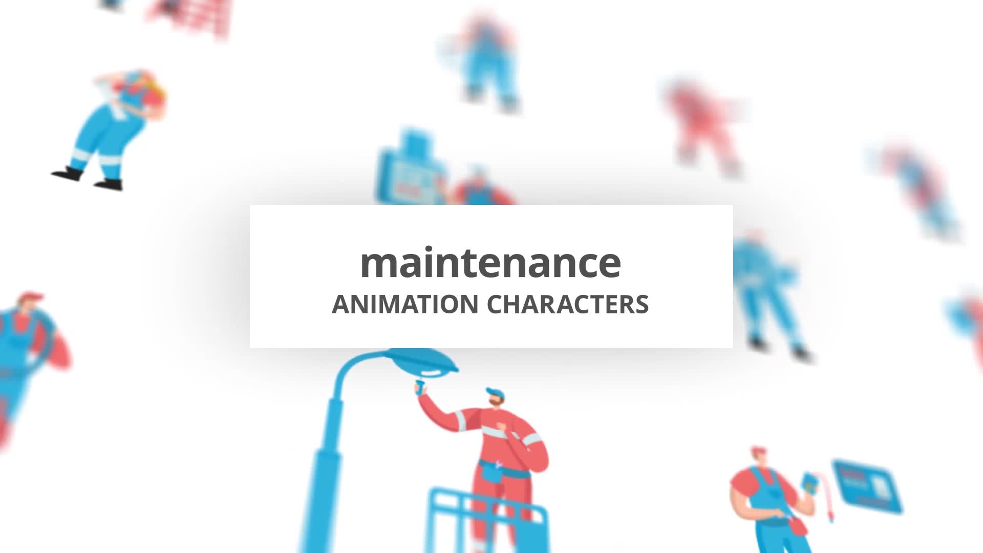 Maintenance Character Set Videohive 29102375 After Effects Image 1