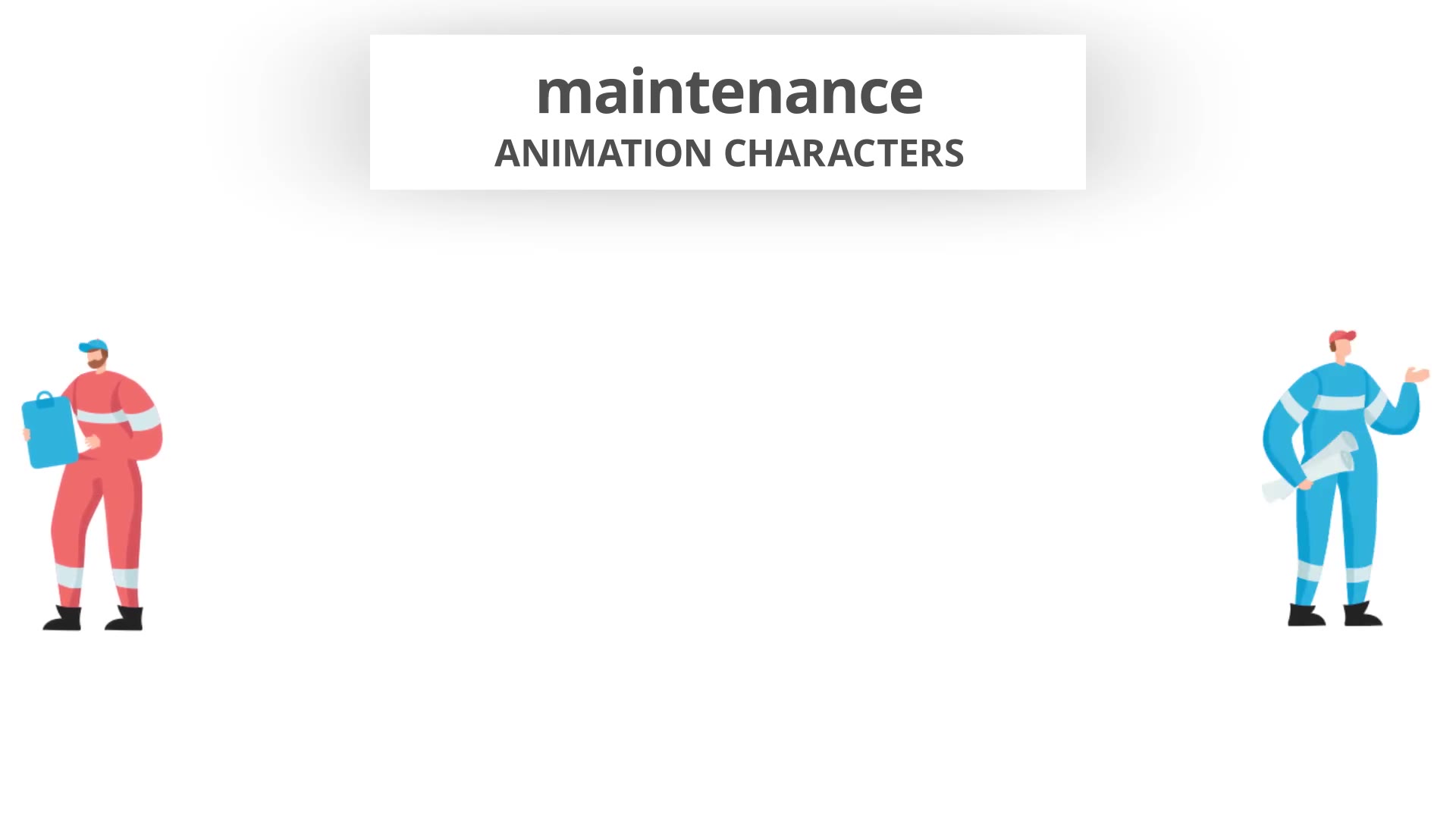 Maintenance Character Set Videohive 29102375 After Effects Image 6