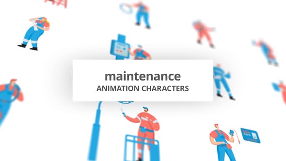Maintenance Character Set - 29102375 Videohive Download