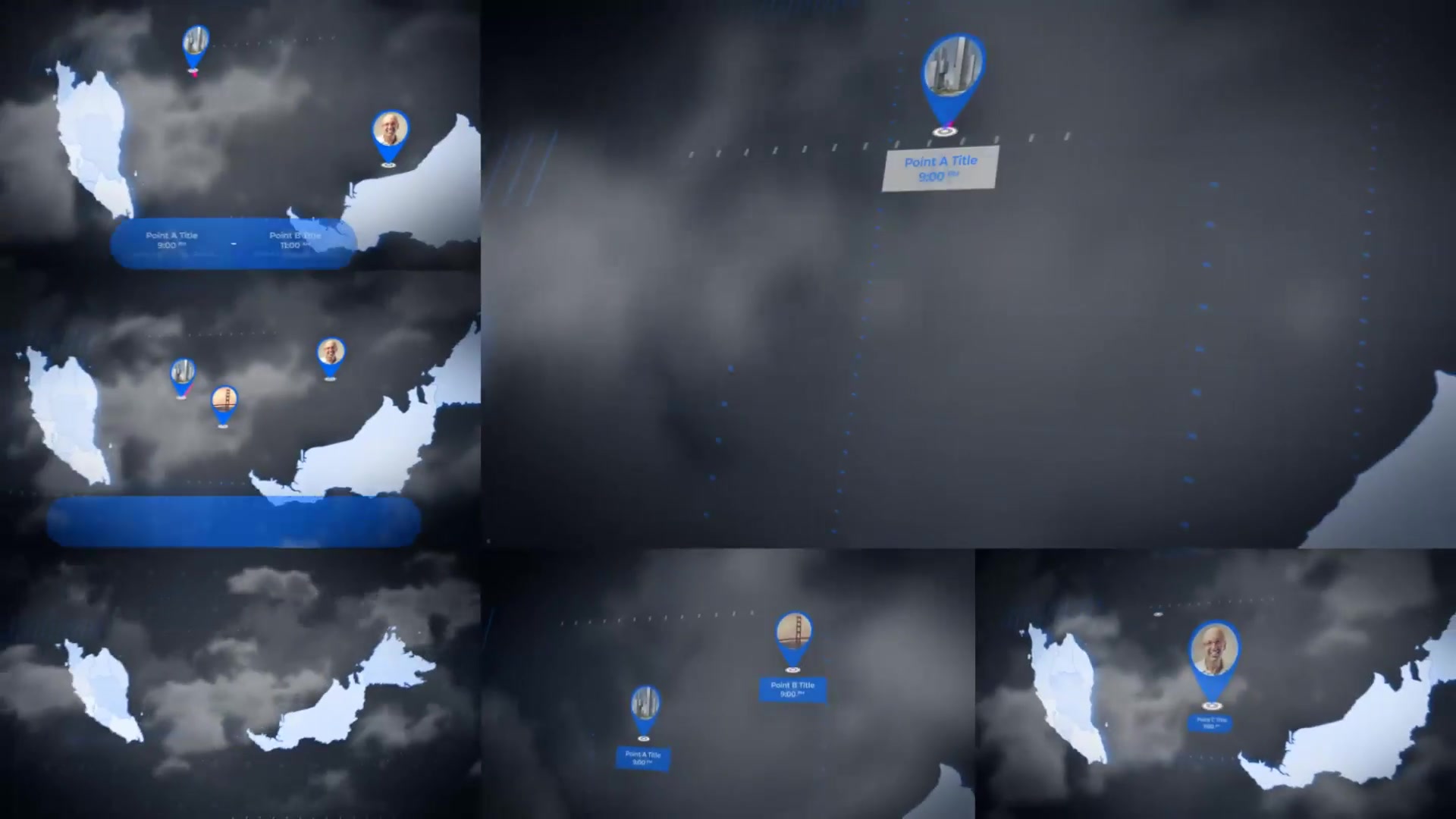 Malaysia Animated Map Malaysia Map Kit Videohive 24337258 After Effects Image 8