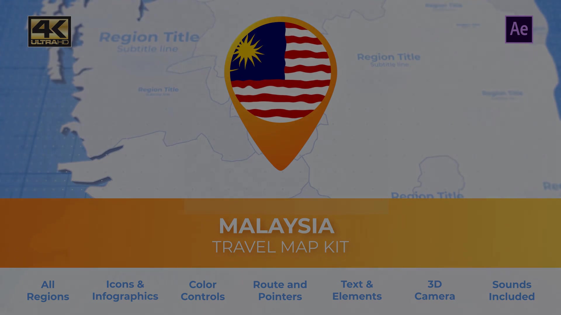 Malaysia Map Malaysia Travel Map Videohive 30442344 After Effects Image 13