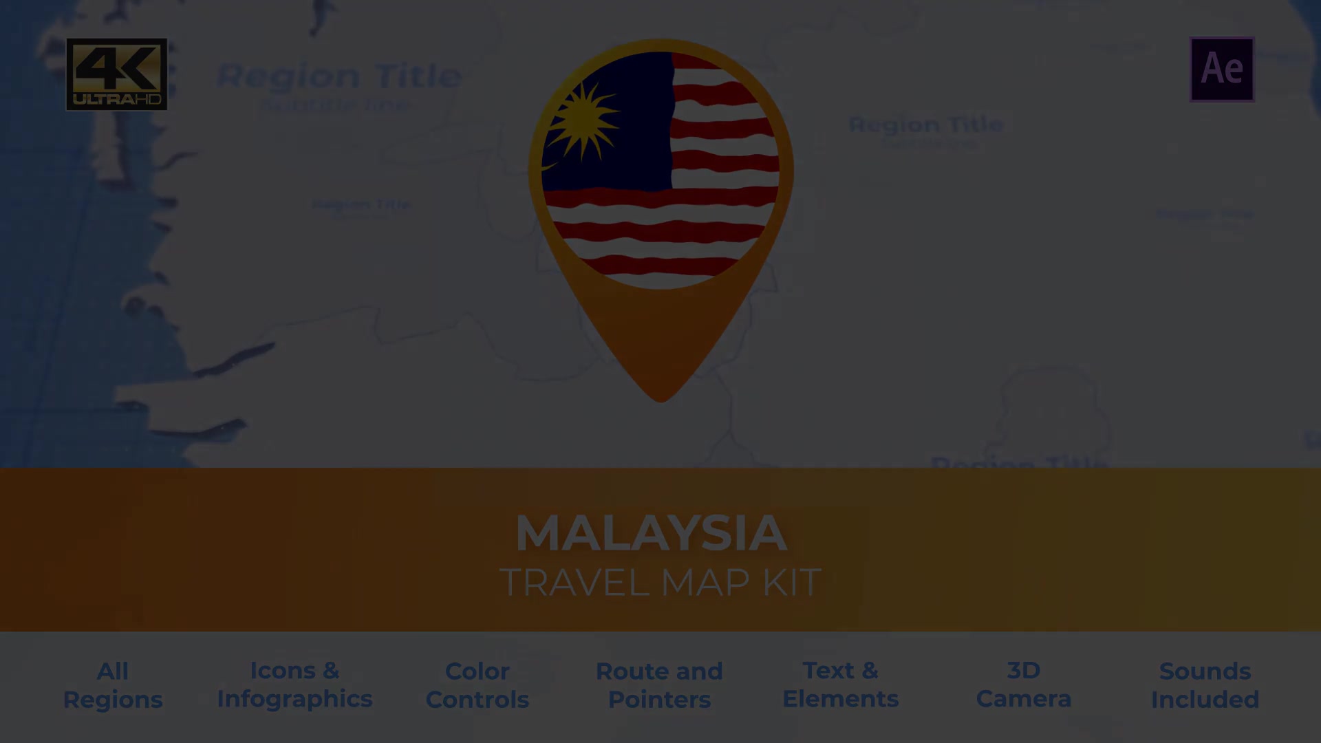 Malaysia Map Malaysia Travel Map Videohive 30442344 After Effects Image 6