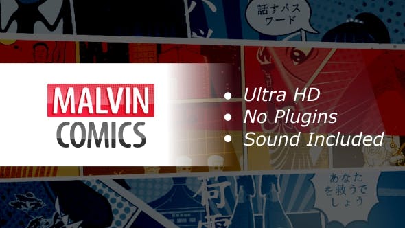 Malvin Comics Logo - Download 21479049 Videohive