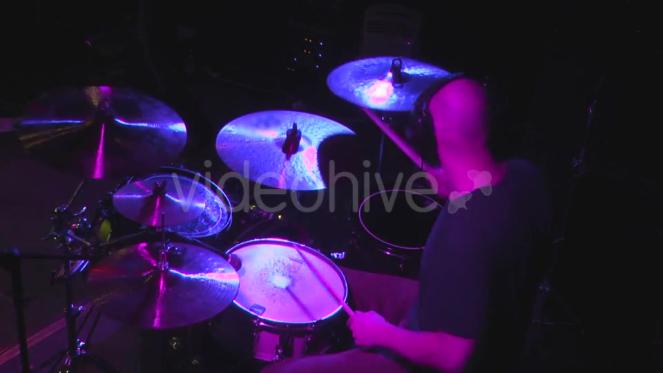 Man Playing At Drums  Videohive 15781580 Stock Footage Image 11