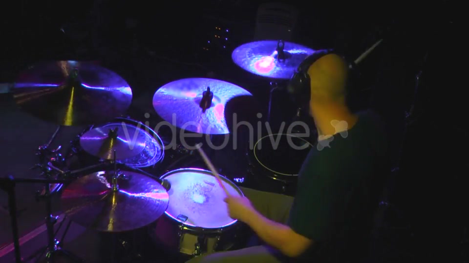 Man Playing At Drums  Videohive 15781580 Stock Footage Image 8