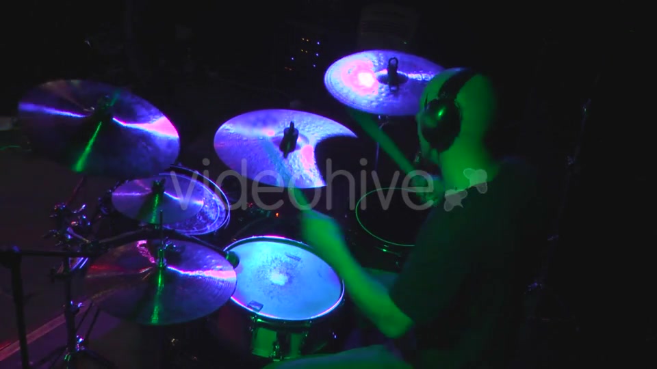 Man Playing At Drums  Videohive 15781580 Stock Footage Image 9