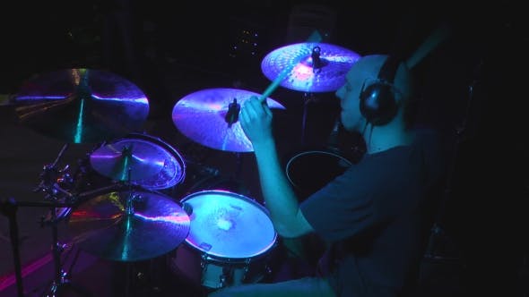 Man Playing At Drums  - 15781580 Download Videohive