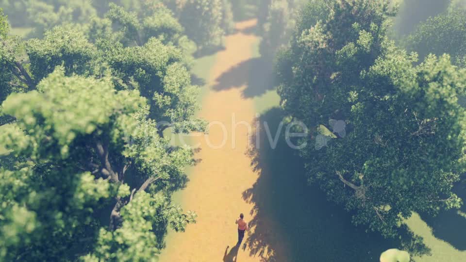 Man Running In Forest - Download Videohive 19820793