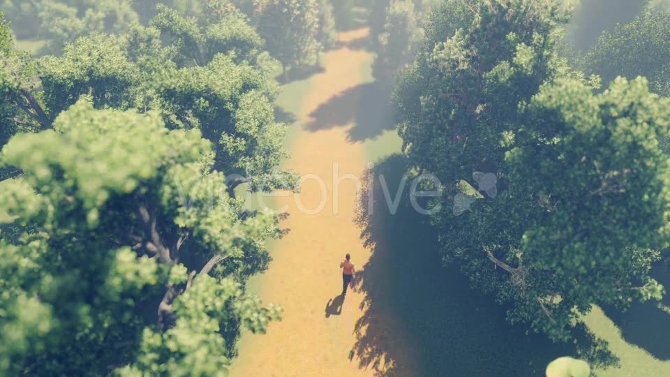 Man Running In Forest - Download Videohive 19820793