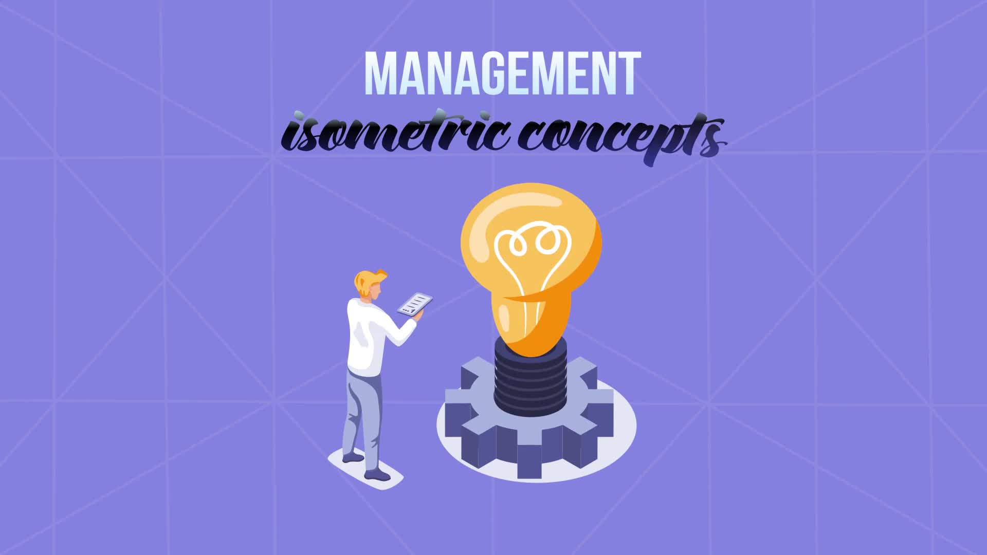 Management Isometric Concept Videohive 29057189 After Effects Image 1