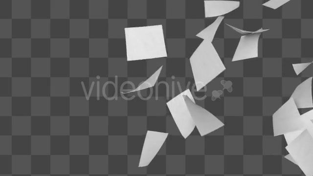 Many Papers Flying in Air - Download Videohive 19849487