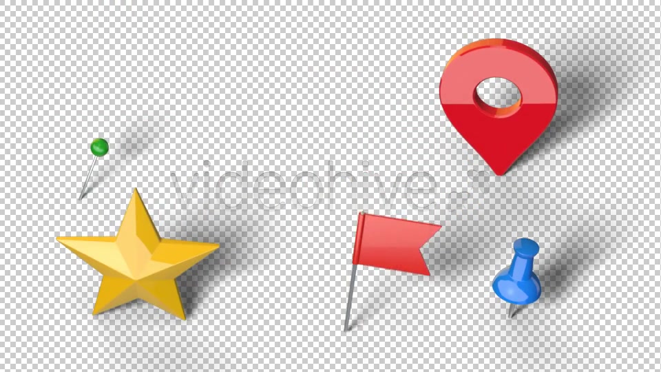 Map Generator with Real 3D Markers - Download Videohive 4453667