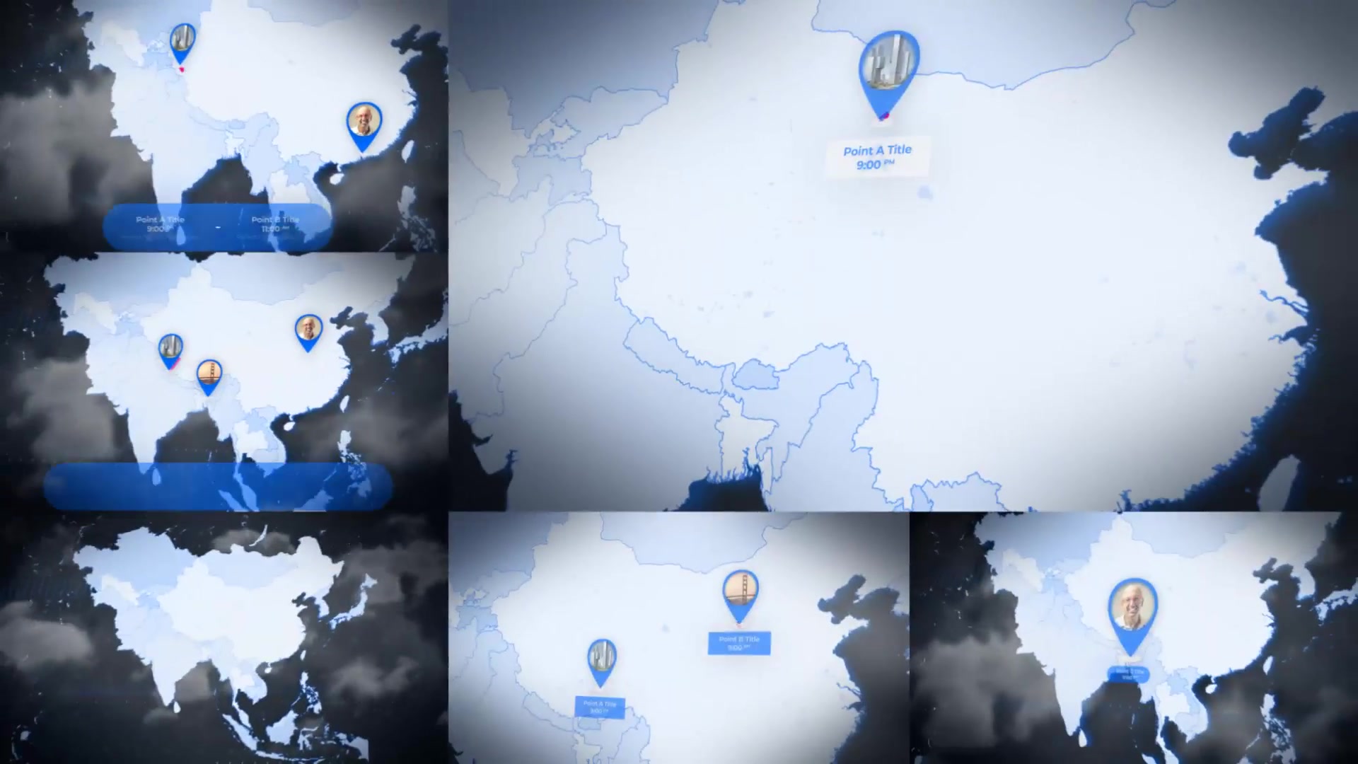Map of Asia with Countries Asia Map Kit Videohive 24373281 After Effects Image 8