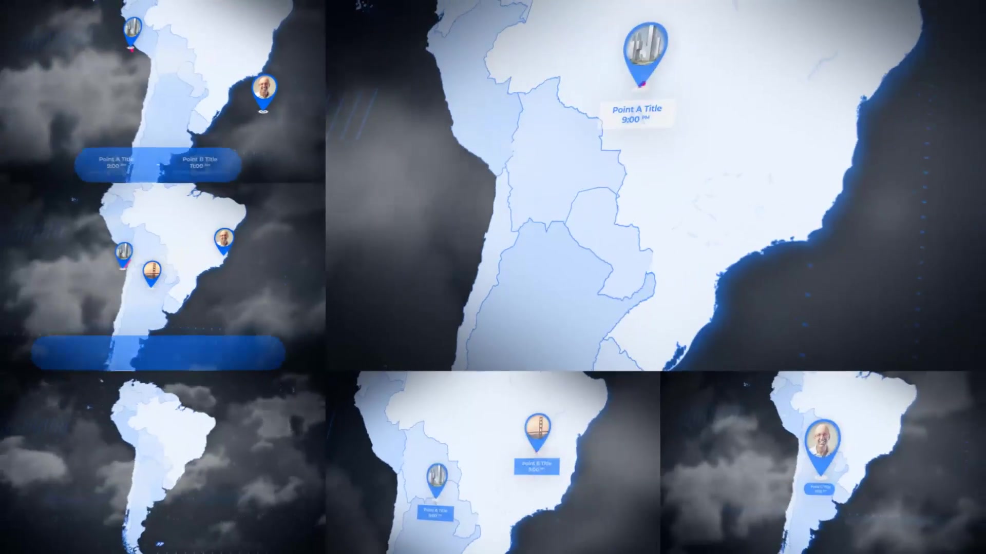 Map of South America with Countries Southern America Map Kit Videohive 24422517 After Effects Image 8
