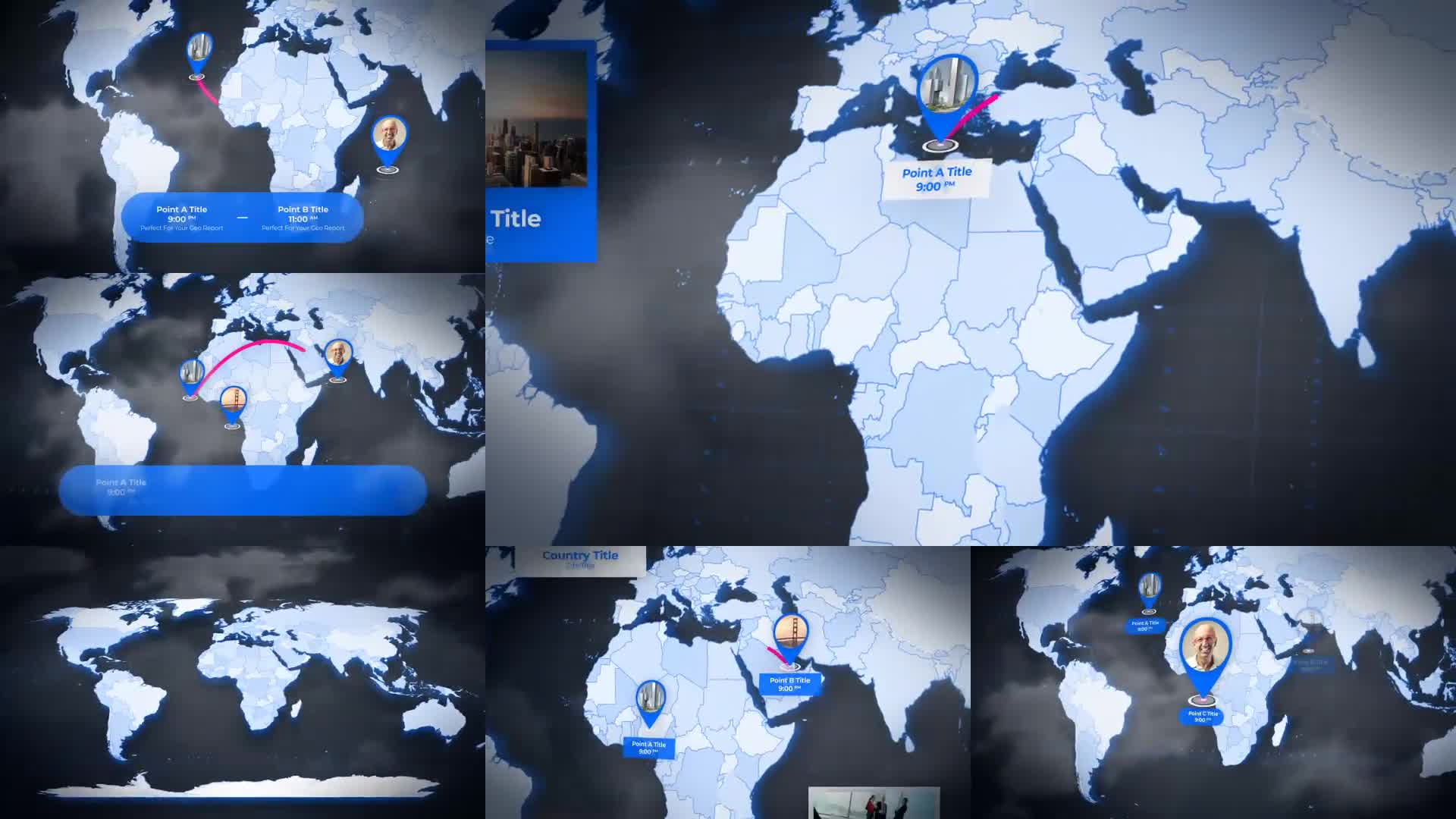 Map of World with Countries Animated Map Videohive 24335774 After Effects Image 10