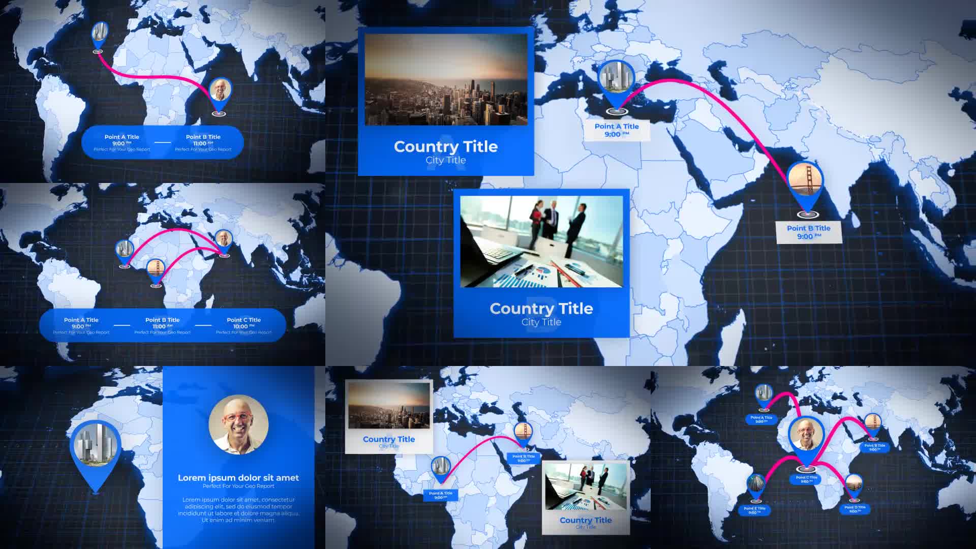 Map of World with Countries Animated Map Videohive 24335774 After Effects Image 11