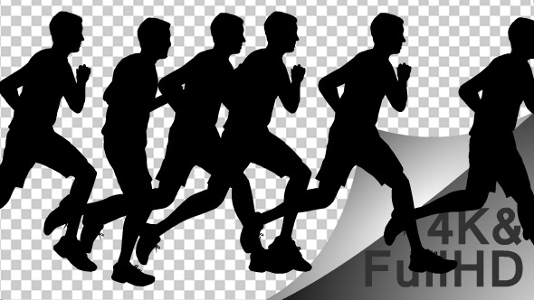 Marathon Silhouettes - Download Videohive 11469840