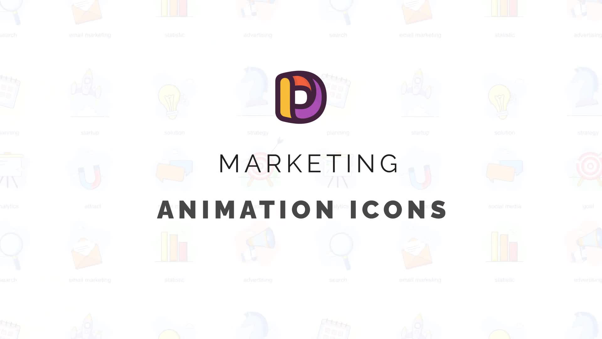 Marketing Animation Icons Videohive 35766518 After Effects Image 2