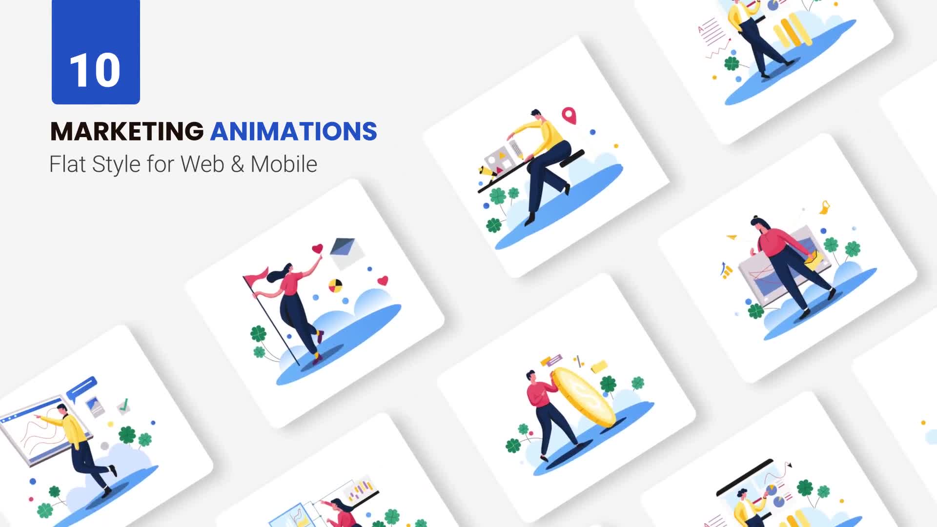 Marketing Animations Flat Concept Videohive 37135895 After Effects Image 1