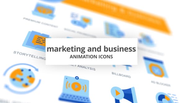 Marketing & Business Animation Icons - 28168283 Videohive Download