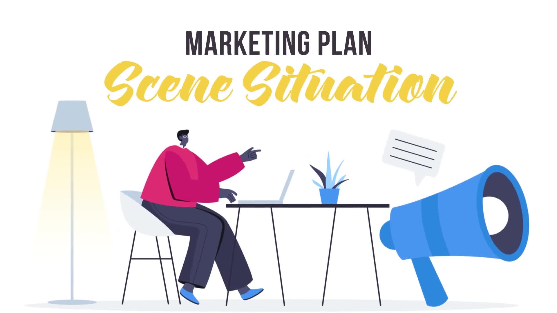 Marketing plan Scene Situation Videohive 27642596 After Effects Image 1