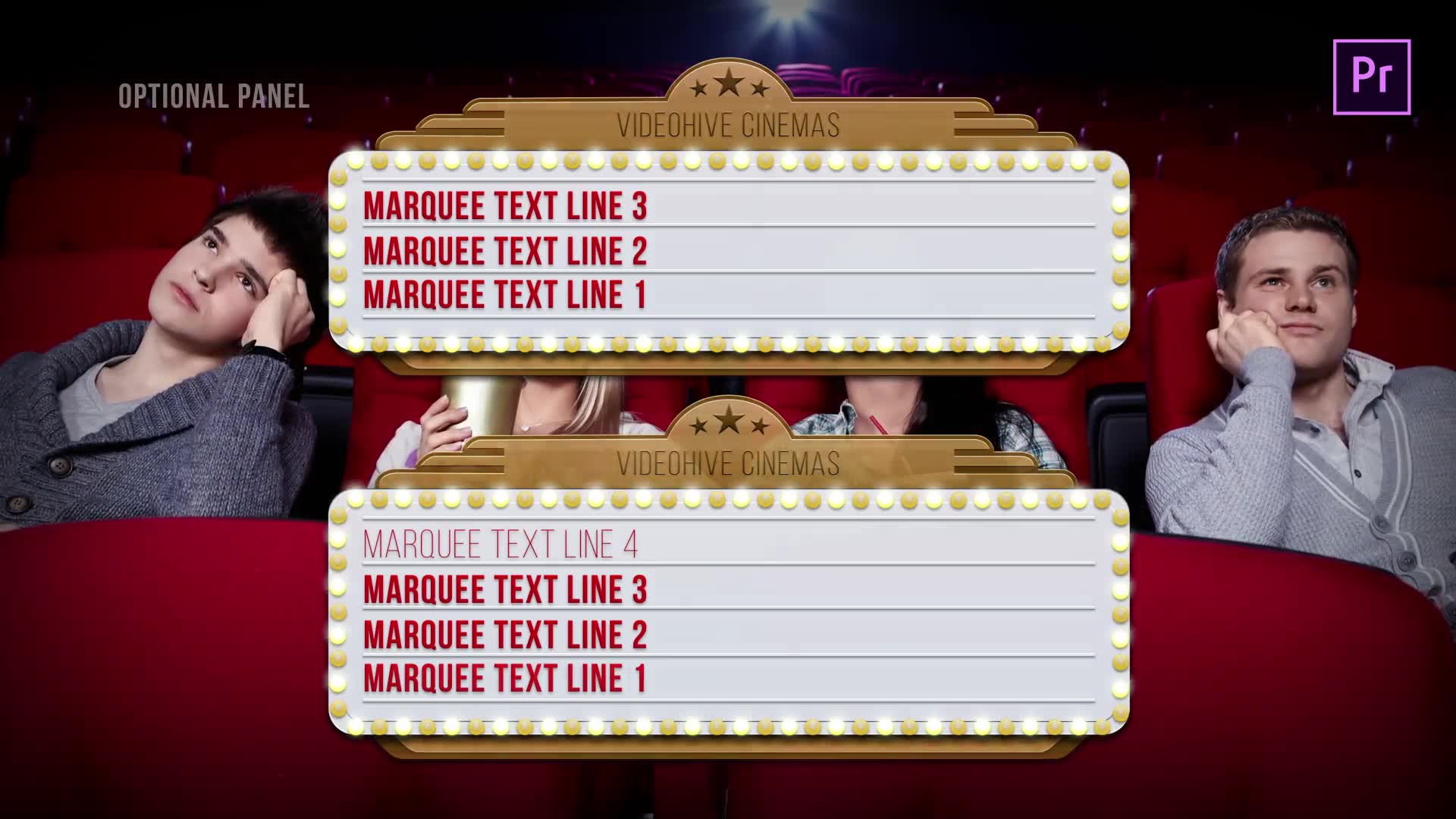 Marquee Lights Titles & Lower Thirds | MOGRT for Premiere Pro Videohive 24552539 Premiere Pro Image 7