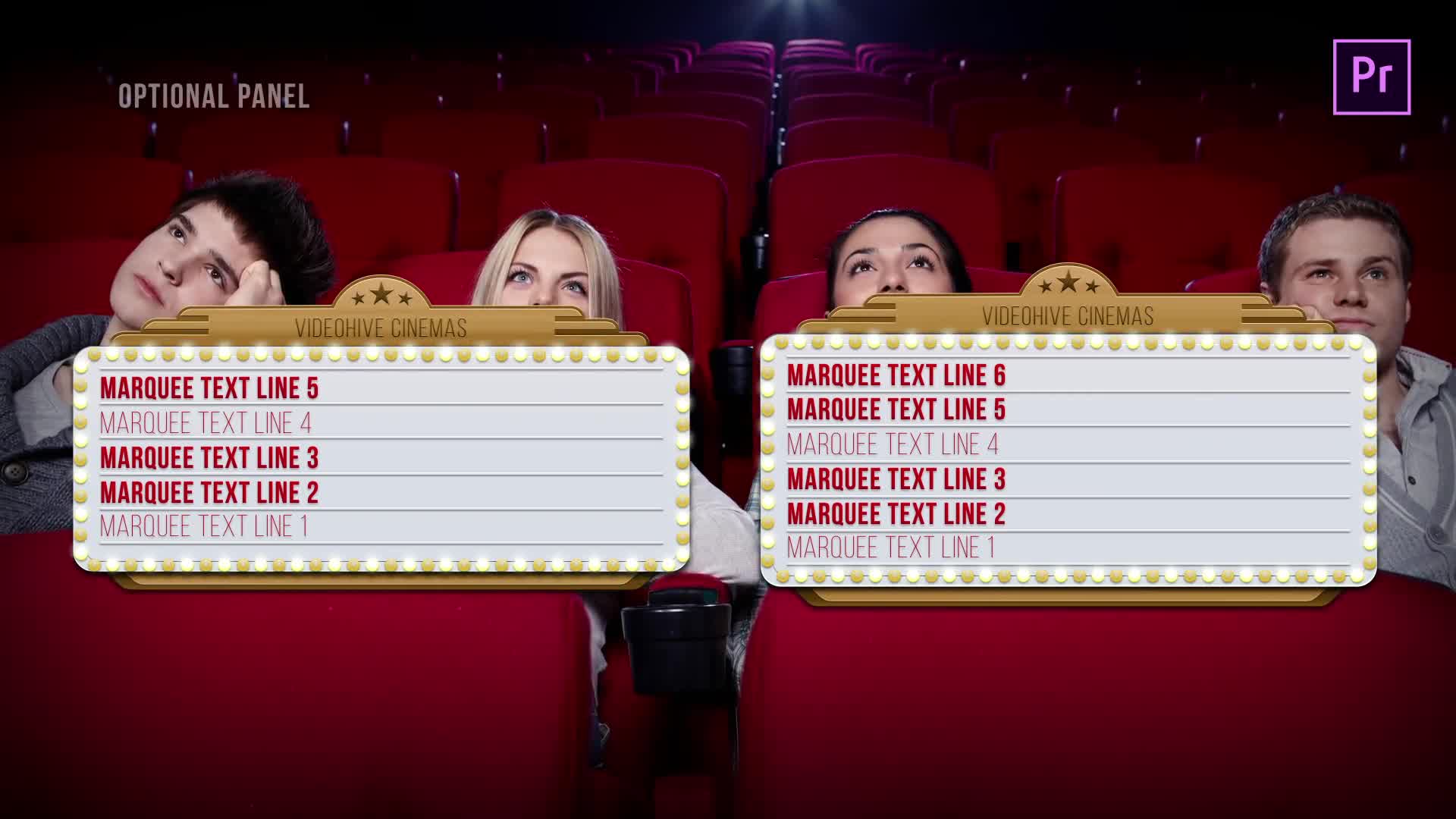 Marquee Lights Titles & Lower Thirds | MOGRT for Premiere Pro Videohive 24552539 Premiere Pro Image 8